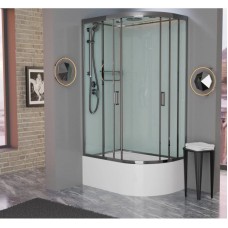 Душевая кабина 120x80x220 см Frank F412/2L Brilliant 187009 прозрачное