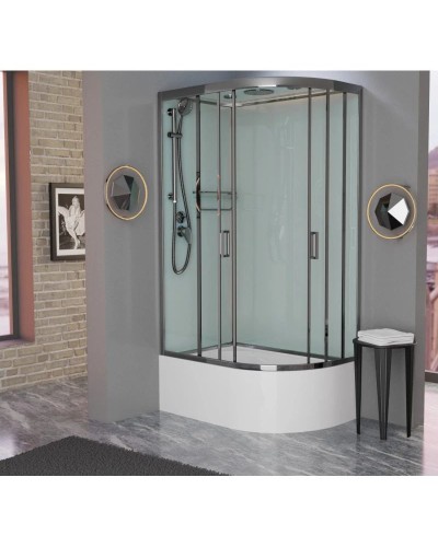 Душевая кабина 120x80x220 см Frank F412/2L Brilliant 187009 прозрачное