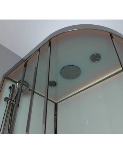 Душевая кабина 120x80x220 см Frank F412/2L Brilliant 187009 прозрачное