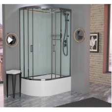 Душевая кабина 120x80x220 см Frank F412/2R Brilliant 189009 прозрачное