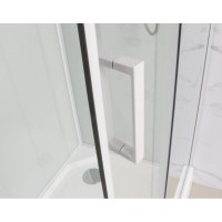 Душевая кабина 100x100x220 см Frank F400 White 400400 прозрачное