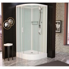 Душевая кабина 120x120x220 см Frank F420 White 420420 прозрачное