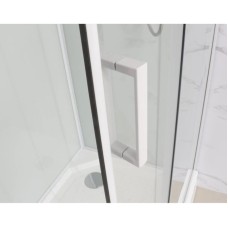 Душевая кабина 120x120x220 см Frank F420 М White 20010 текстурное стекло