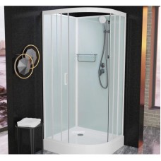 Душевая кабина 110x110x215 см Frank F410 White 410010 прозрачное