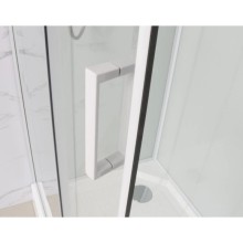 Душевая кабина 100x80x220 см Frank F418L White 418418 прозрачное