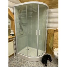 Душевая кабина 110x80x220 см Frank F411L White 411411 прозрачное