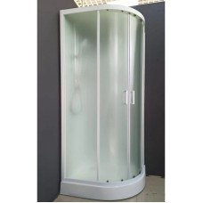 Душевая кабина 100x80x220 см Frank F418L М White 20012 текстурное стекло