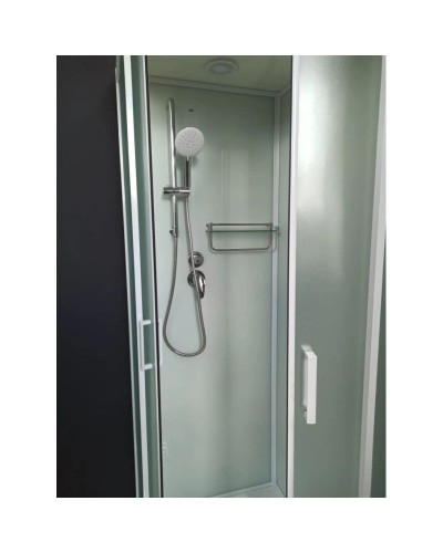 Душевая кабина 100x80x220 см Frank F418L М White 20012 текстурное стекло