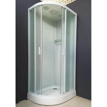 Душевая кабина 110x80x220 см Frank F411R М White 20018 текстурное стекло