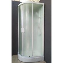 Душевая кабина 110x80x220 см Frank F411R М White 20018 текстурное стекло