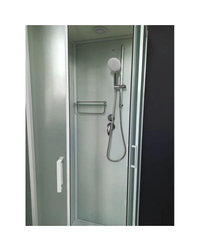 Душевая кабина 110x80x220 см Frank F411R М White 20018 текстурное стекло