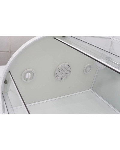 Душевая кабина 100x80x220 см Frank F418R White 418419 прозрачное