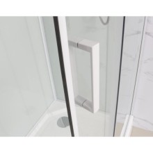 Душевая кабина 110x80x220 см Frank F411R White 411114 прозрачное