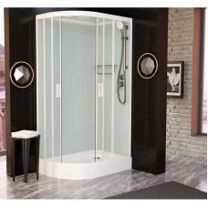 Душевая кабина 120x80x220 см Frank F412R White 412214 прозрачное