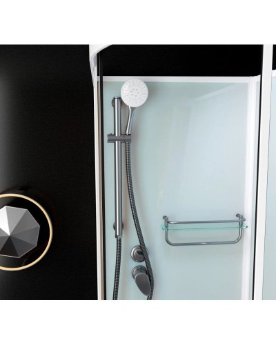 Душевая кабина 100x80x215 см Frank F418L White 418018 прозрачное