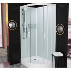 Душевая кабина 120x80x215 см Frank F412L White 412012 прозрачное