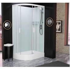 Душевая кабина 100x80x215 см Frank F418R White 418019 прозрачное