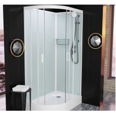 Душевая кабина 100x80x215 см Frank F418R White 418019 прозрачное