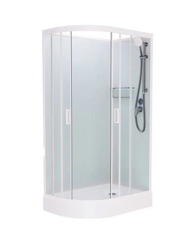 Душевая кабина 110x80x215 см Frank F411R White 411014 прозрачное