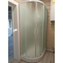 Душевая кабина 100x80x215 см Frank F418R М White 20015 текстурное стекло