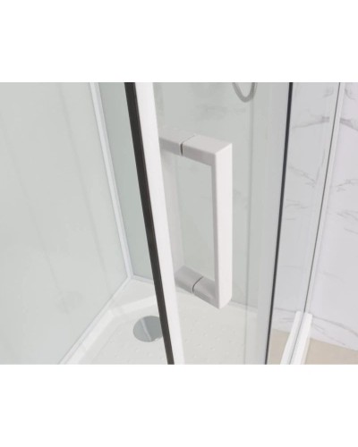 Душевая кабина 90x90x220 см Frank F409/1 White 123009 прозрачное