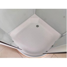 Душевая кабина 90x90x220 см Frank F409/1 М White 20024 текстурное стекло