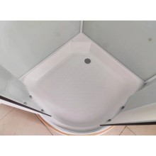 Душевая кабина 100x100x220 см Frank F400/1 М White 20026 текстурное стекло