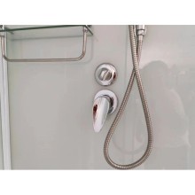 Душевая кабина 90x90x215 см Frank F409/1 White 124009 прозрачное