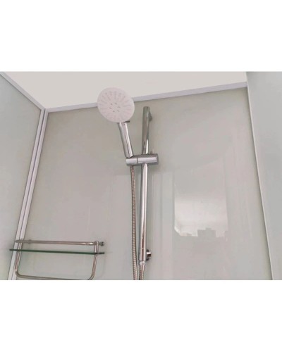 Душевая кабина 100x100x215 см Frank F400/1 White 126009 прозрачное