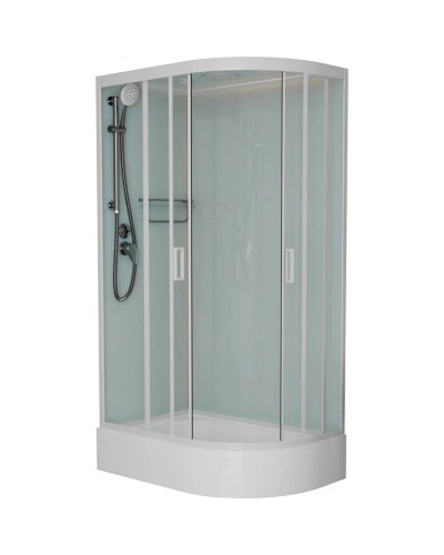 Душевая кабина 120x80x220 см Frank F412/1L White 127009 прозрачное