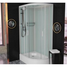 Душевая кабина 120x80x220 см Frank F412/1L White 127009 прозрачное