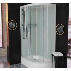 Душевая кабина 120x80x220 см Frank F412/1L White 127009 прозрачное