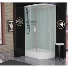 Душевая кабина 120x80x220 см Frank F412/1L White 127009 прозрачное