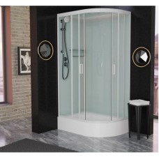 Душевая кабина 120x80x220 см Frank F412/1L White 127009 прозрачное