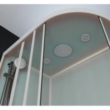 Душевая кабина 120x80x220 см Frank F412/1L White 127009 прозрачное