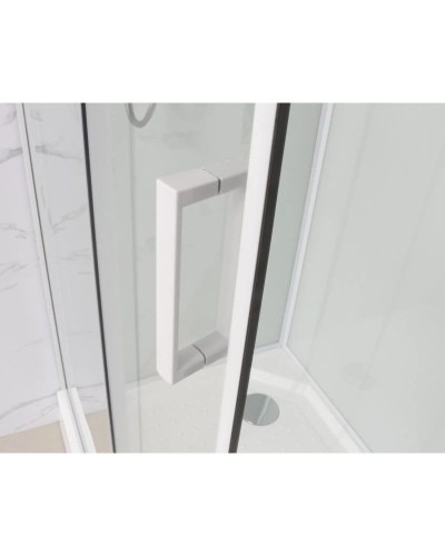 Душевая кабина 120x80x220 см Frank F412/1L White 127009 прозрачное