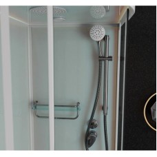 Душевая кабина 120x80x220 см Frank F412/1R White 129009 прозрачное