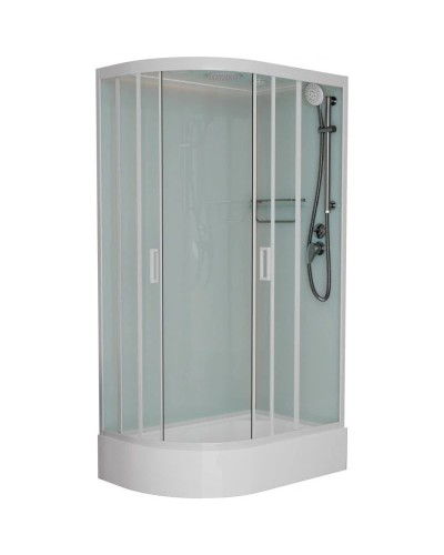 Душевая кабина 120x80x220 см Frank F412/1R М White 20030 текстурное стекло