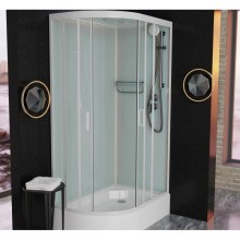 Душевая кабина 120x80x220 см Frank F412/1R М White 20030 текстурное стекло