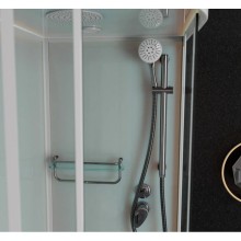 Душевая кабина 120x80x220 см Frank F412/1R М White 20030 текстурное стекло