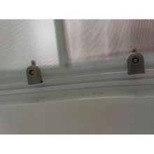 Душевая кабина 120x80x220 см Frank F412/1R М White 20030 текстурное стекло