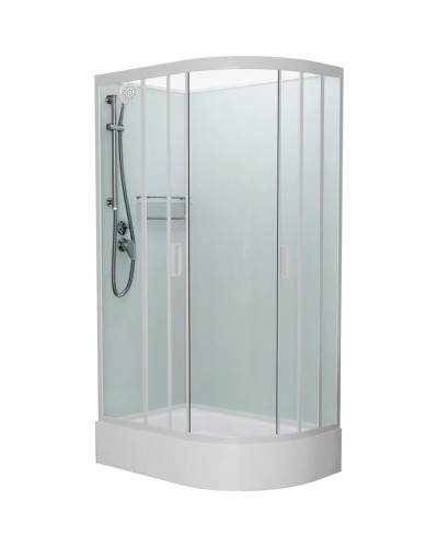 Душевая кабина 120x80x215 см Frank F412/1L White 128009 прозрачное