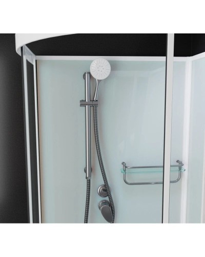 Душевая кабина 120x80x215 см Frank F412/1L White 128009 прозрачное