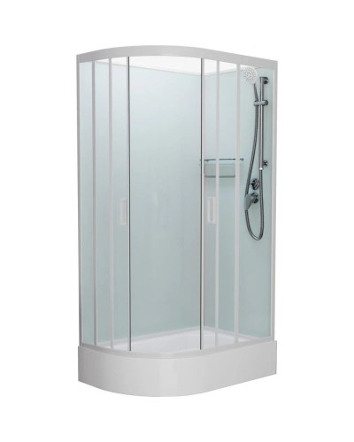 Душевая кабина 120x80x215 см Frank F412/1R White 130009 прозрачное