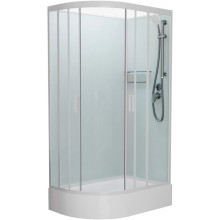 Душевая кабина 120x80x215 см Frank F412/1R М White 20031 текстурное стекло