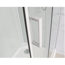 Душевая кабина 120x80x215 см Frank F412/1R М White 20031 текстурное стекло