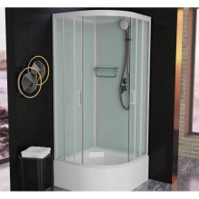 Душевая кабина 90x90x220 см Frank F409/2 White 131009 прозрачное