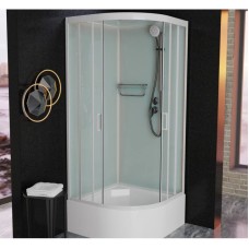 Душевая кабина 90x90x220 см Frank F409/2 White 131009 прозрачное