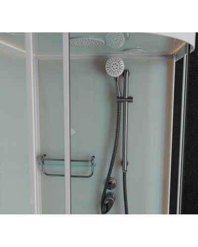 Душевая кабина 100x100x220 см Frank F400/2 White 133009 прозрачное