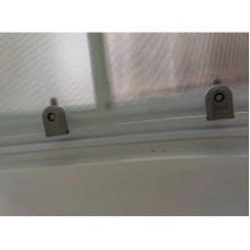 Душевая кабина 90x90x220 см Frank F409/2 М White 20032 текстурное стекло